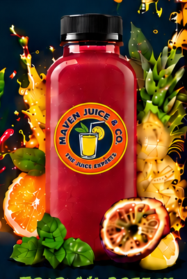 Tropical Breeze juice bottle